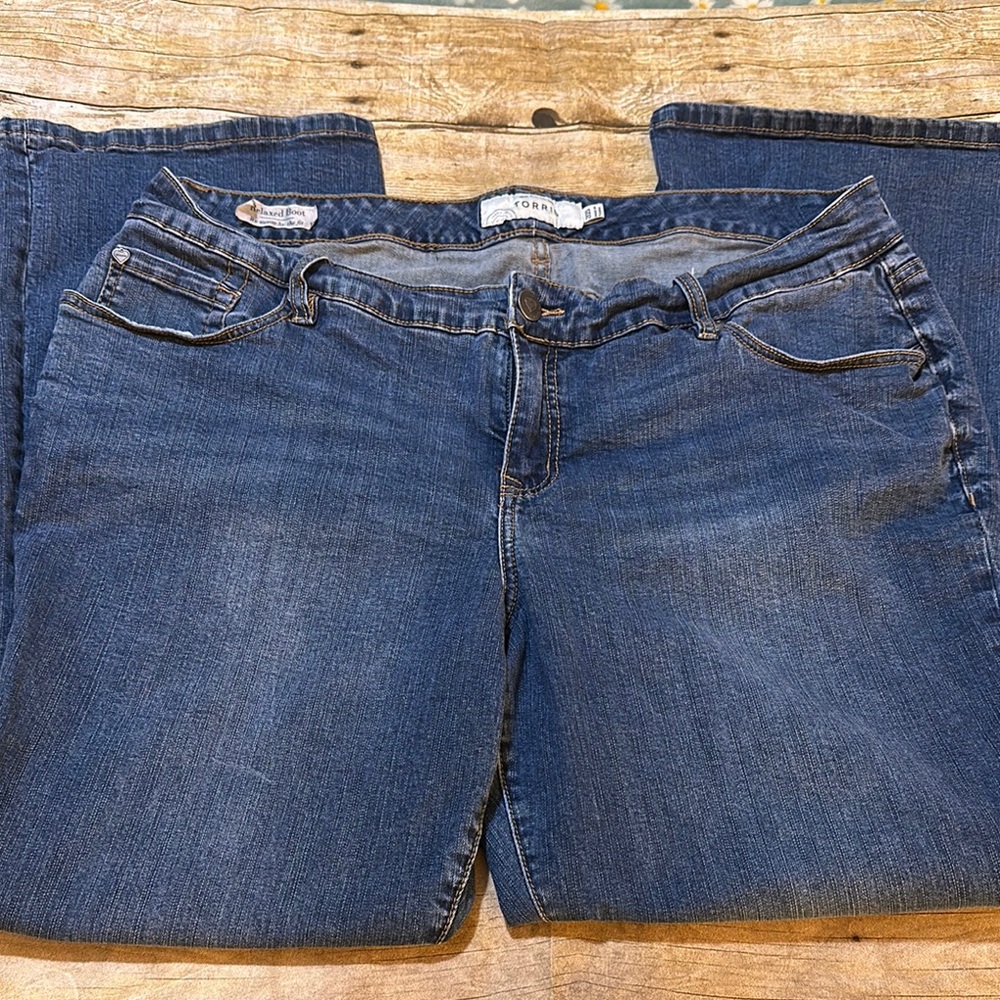 Torrid Blue Boot Cut Jeans